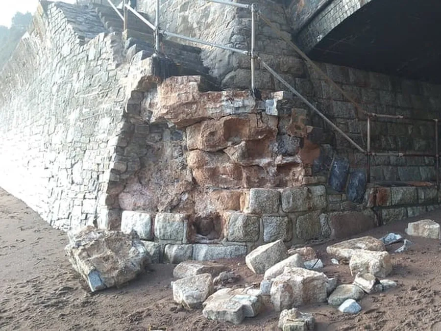 South West Coast Path: Holcombe Section Shutdown from Sea Wall Issues