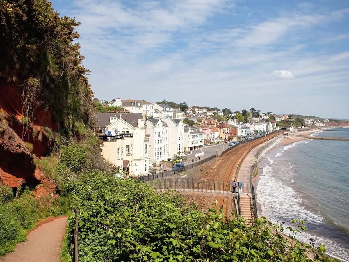 Aerial view of Dawlish