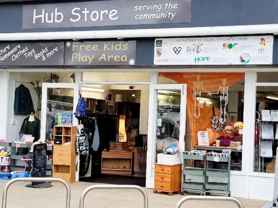 Hub Store Dawlish: Community Support on The Strand