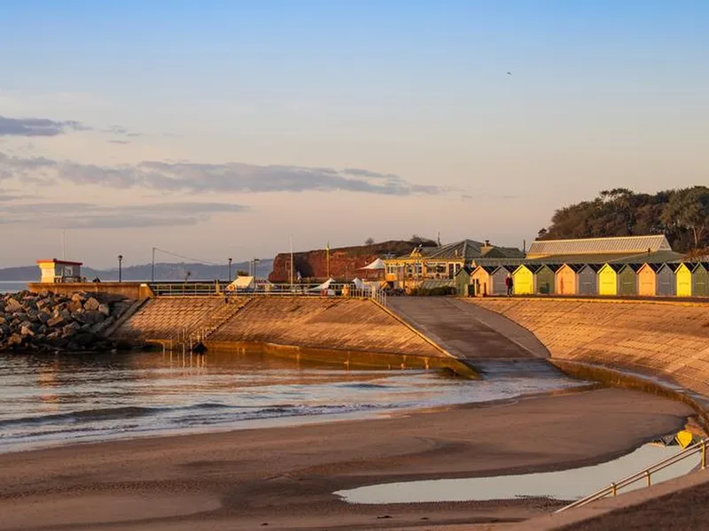 beach and beach huts