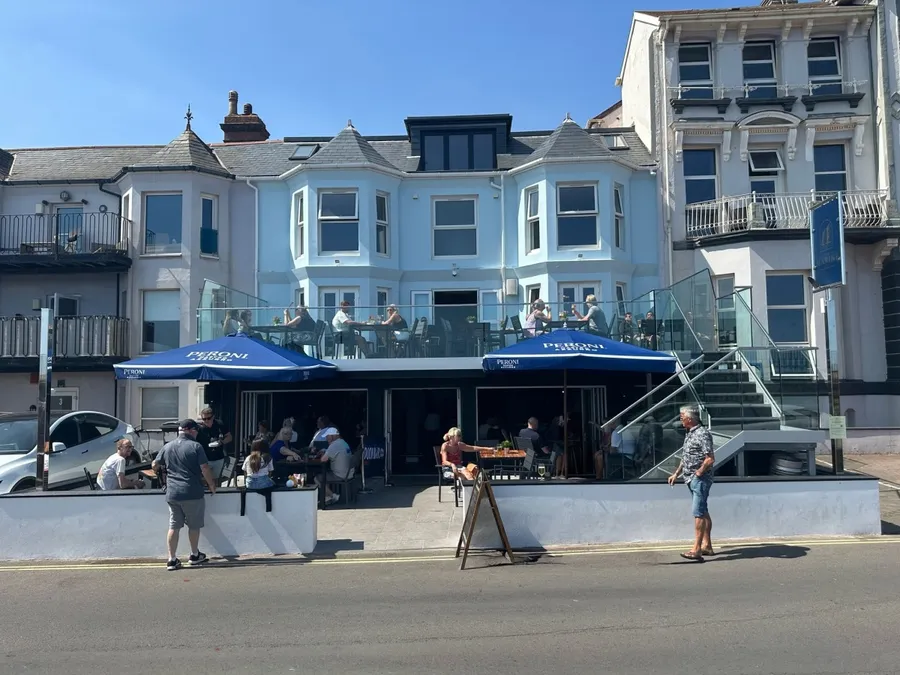 Exterior of The Marine on Marine Parade, Dawlish