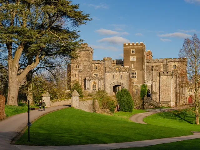 Exterior view of Powderham Castle