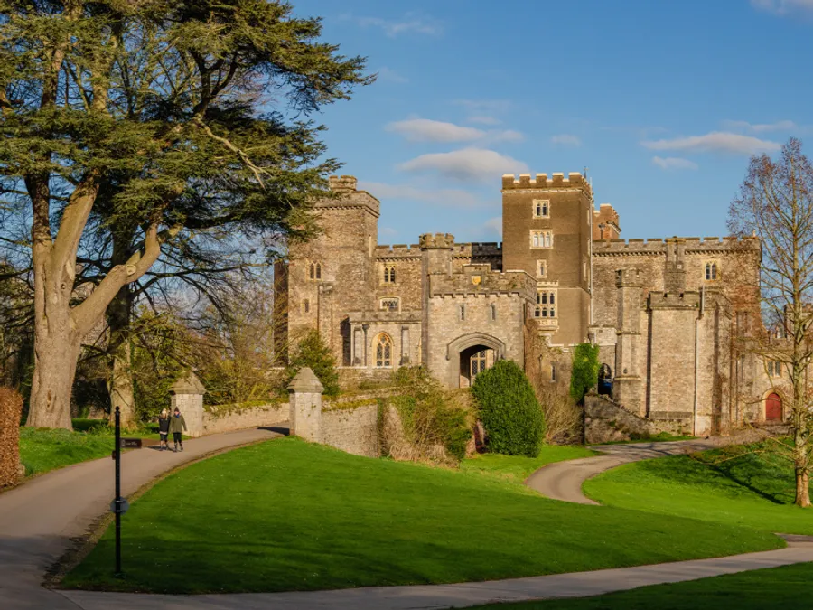 Exterior view of Powderham Castle
