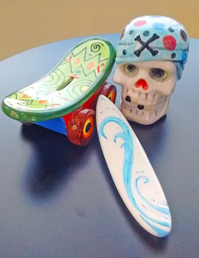 painted skull