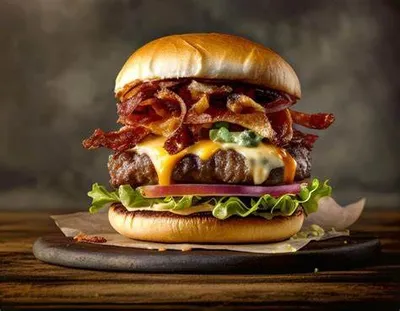 stacked burger